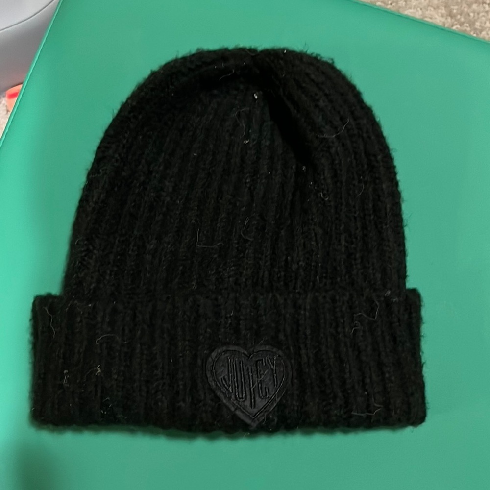 Juicy Couture black winter beanie